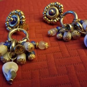 Lapis Blue Dangling Earrings